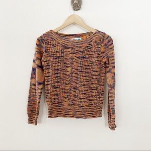 Anthropologie Sparrow Marbled Rainbow Sweater